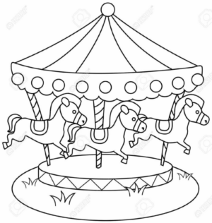 Disegno di lunapark da stampare e colorare 10