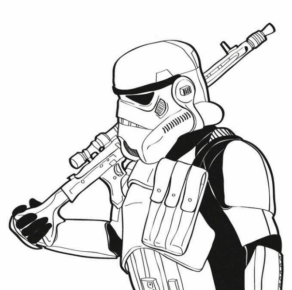 Disegno di Star Wars da stampare e colorare 64