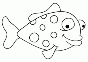 Disegno di pesce da stampare e colorare 210