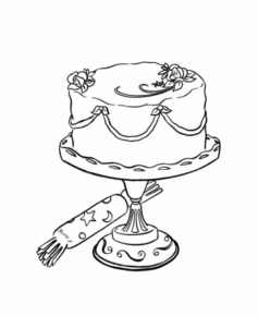 Disegno di dolce da stampare e colorare 62