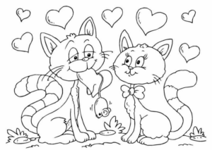 Disegno di San Valentino da stampare e colorare 126 Disegno di San Valentino da stampare e colorare 126