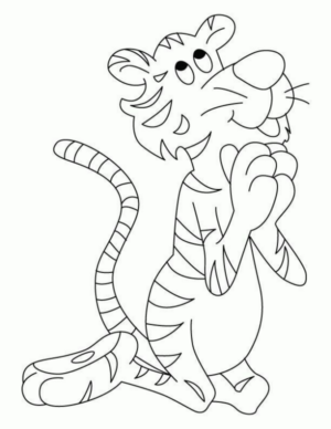 Disegno di tigre da stampare e colorare 57