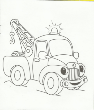 Disegno di mezzo da lavoro da stampare e colorare 60
