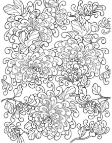 Disegno di mandala da stampare e colorare 1084