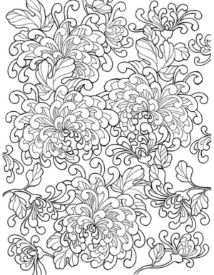 Disegno di mandala da stampare e colorare 1084