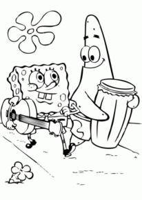 Disegno di Spongebob da stampare e colorare 38