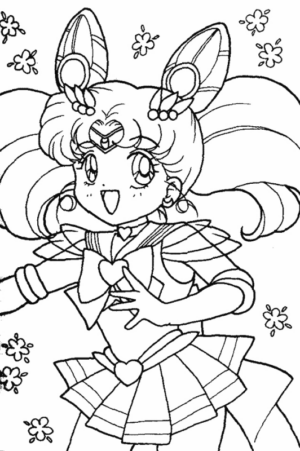 Disegno di Sailor Moon da stampare e colorare 9