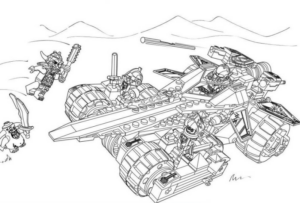 Disegno di LEGO Ninjago da stampare e colorare 7
