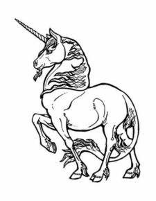 Disegno di unicorno da stampare e colorare 63
