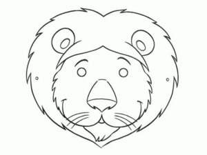Disegno di leone da stampare e colorare 103