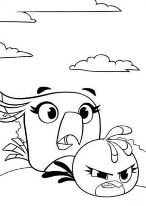 Disegno di Angry birds da stampare e colorare 58