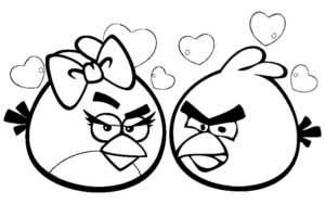 Disegno di Angry birds da stampare e colorare 85