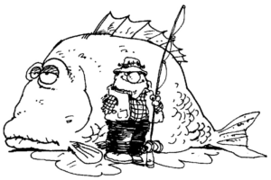 Disegno di pesce da stampare e colorare 25