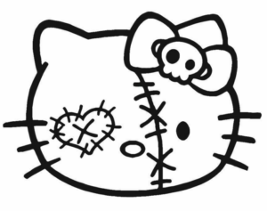 Disegno di Hello Kitty da stampare e colorare 245