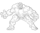 Disegni di Hulk da colorare