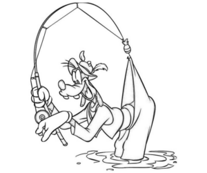 Disegno di Pippo da stampare e colorare 60