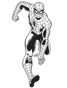 Disegno di Spiderman da stampare e colorare 116