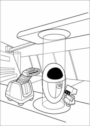 Disegno di Wall-E da stampare e colorare 44
