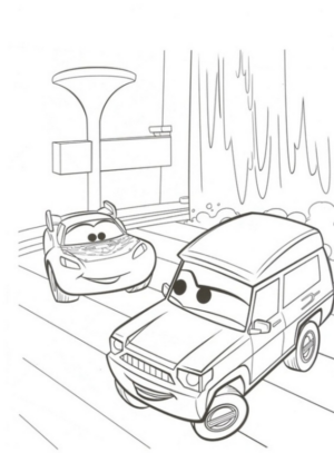 Disegno di Cars da stampare e colorare 141