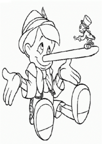 Disegno di Pinocchio da stampare e colorare 10
