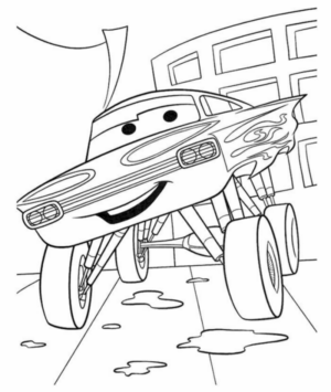 Disegno di Cars da stampare e colorare 236