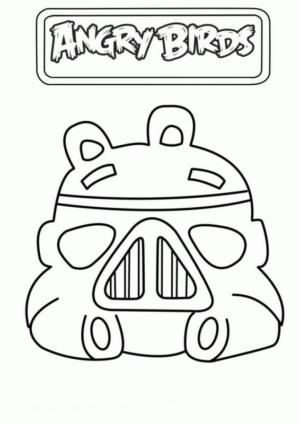 Disegno di Angry birds da stampare e colorare 8