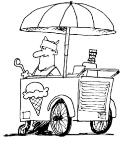 Disegno di gelato da stampare e colorare 12