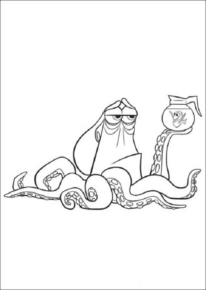 Disegno di polpo da stampare e colorare 25