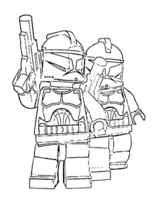 Disegno di LEGO Star Wars da stampare e colorare