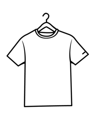 Disegno di maglietta da stampare e colorare 19