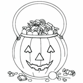 Disegno di zucca di Halloween da stampare e colorare 227 Disegno di zucca di Halloween da stampare e colorare 227