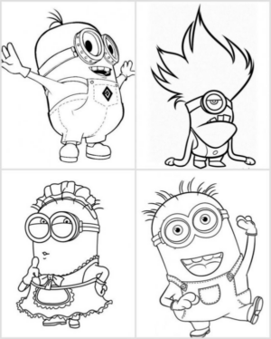Disegno di Cattivissimo me – Minions da stampare e colorare 14