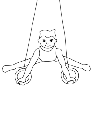 Disegno di ginnastica da stampare e colorare 16