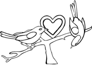 Disegno di San Valentino da stampare e colorare 120