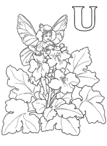 Disegno di fata da stampare e colorare 33