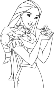 Disegno di Tutte le principesse Disney da stampare e colorare 46