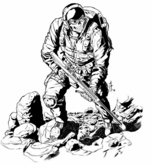 Disegno di soldato da stampare e colorare 50
