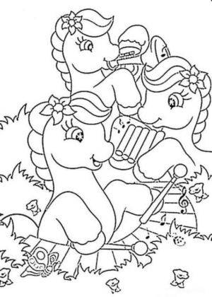 Disegno di My Little Pony da stampare e colorare 22