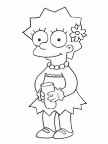 Disegno di I Simpson da stampare e colorare 66