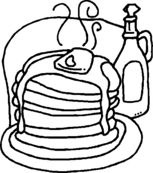Disegno di colazione da stampare e colorare 21