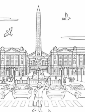 Disegno di monumento famoso da stampare e colorare 48 Disegno di monumento famoso da stampare e colorare 48