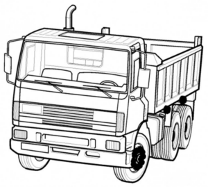 Disegno di mezzo da lavoro da stampare e colorare 30 Disegno di mezzo da lavoro da stampare e colorare 30