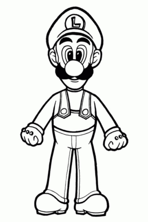 Disegno di Super Mario da stampare e colorare 122