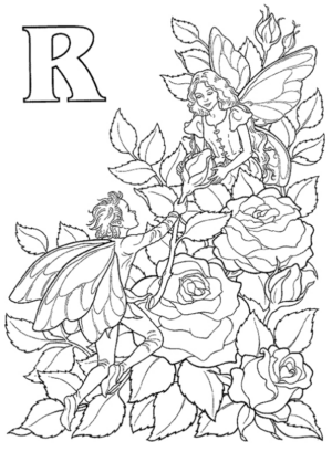 Disegno di fata da stampare e colorare 30