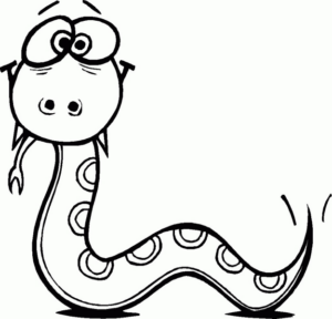 Disegno di serpente da stampare e colorare 37