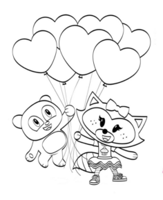 Disegno di palloncino da stampare e colorare 35