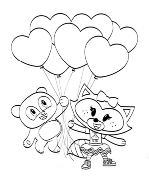 Disegno di palloncino da stampare e colorare 35