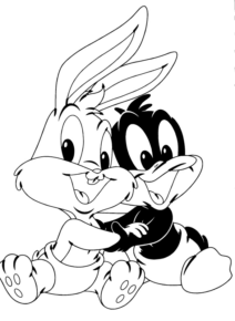 Disegno di Bugs Bunny da stampare e colorare 13