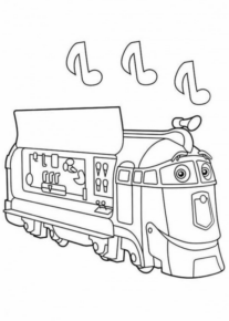 Disegno di treno da stampare e colorare 12