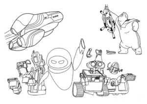 Disegno di Wall-E da stampare e colorare 67